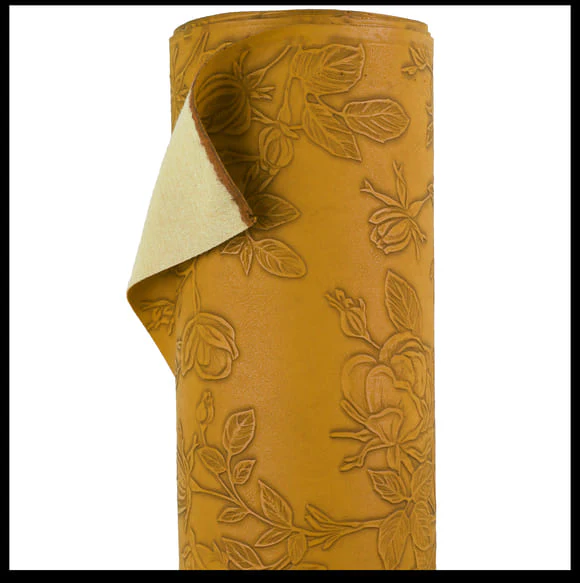 Floral Faux Leather Fabric Waterproof Leatherette Flower Material Car Seat Vinyl - 140cm Wide - Image 20
