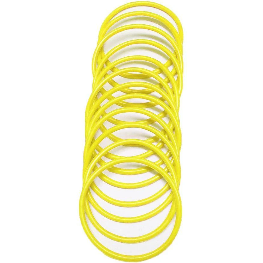 Neon UV Bright Gems Gummies Wristband Shag Jelly Band Bangle Bracelets - 12pcs in One Pack - Image 11