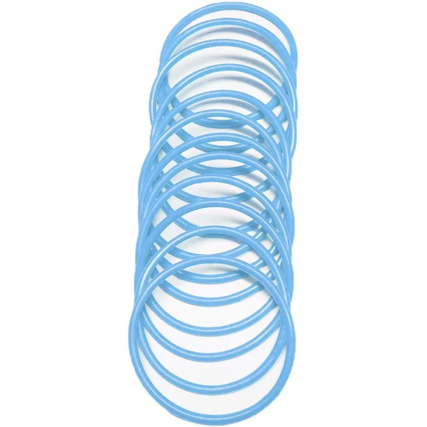 Neon UV Bright Gems Gummies Wristband Shag Jelly Band Bangle Bracelets - 12pcs in One Pack - Image 8