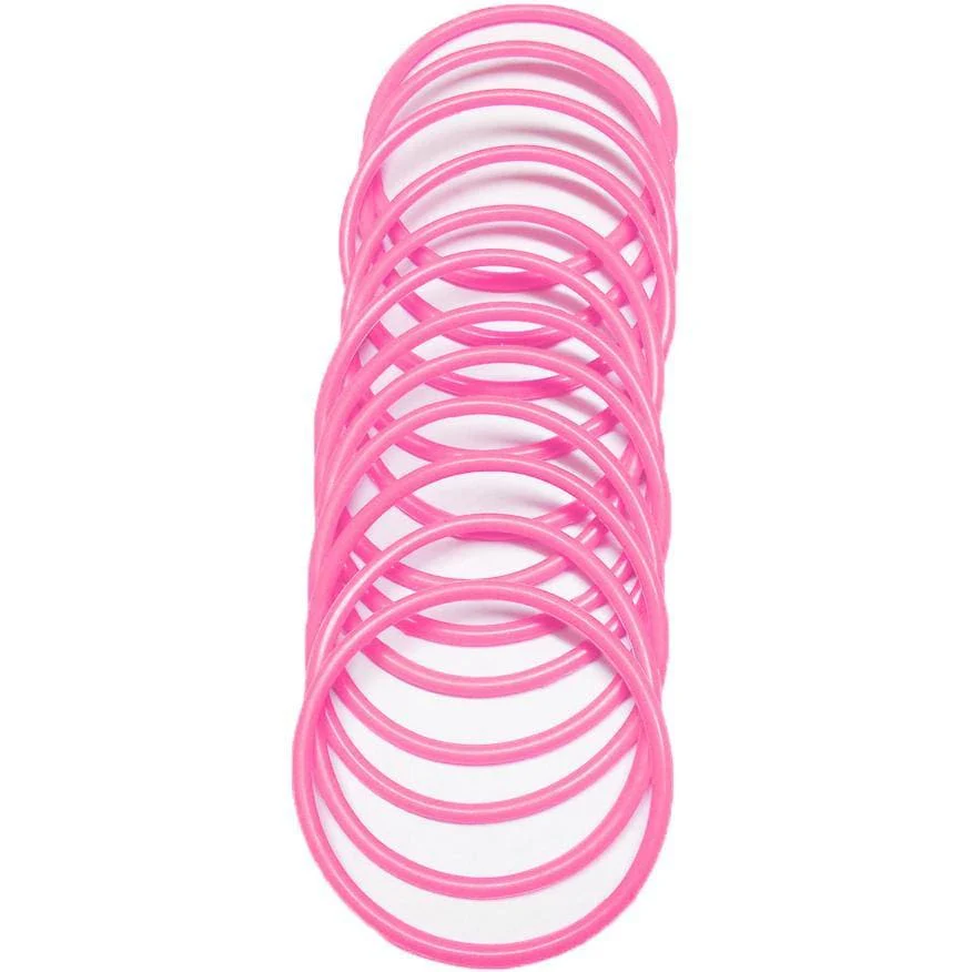 Neon UV Bright Gems Gummies Wristband Shag Jelly Band Bangle Bracelets - 12pcs in One Pack - Image 9