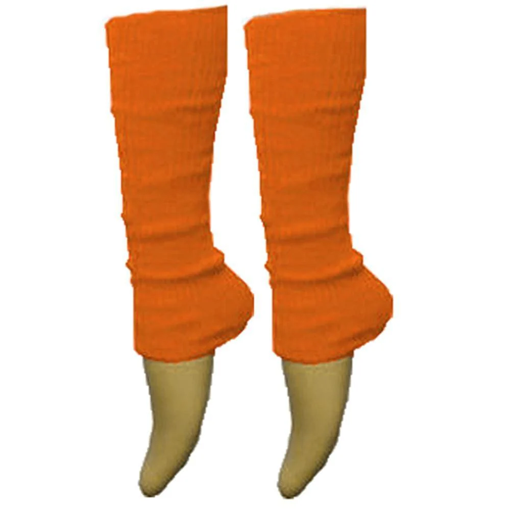 Ladies Girls Plain Solid Legwarmers For Tutu Hen Flo Fancy Dress Party - One Size Fits All - Image 10