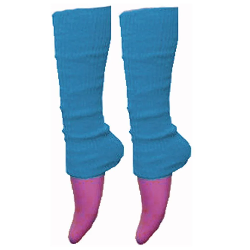 Ladies Girls Plain Solid Legwarmers For Tutu Hen Flo Fancy Dress Party - One Size Fits All - Image 8