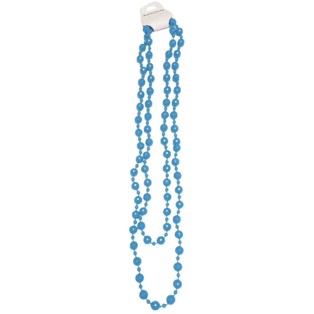 Neon UV Bright 48" Long Beads Beaded Necklaces For Tutu Fancy Dress Party Costumes - Image 8