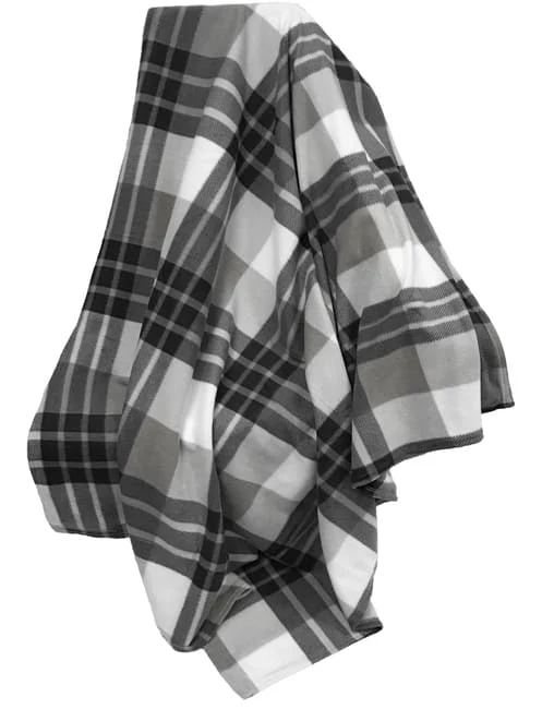 Tartan Blanket | Plaid Throws Size 125cm x 150cm Picnic Beach Bed Fleece Throwover - Image 4