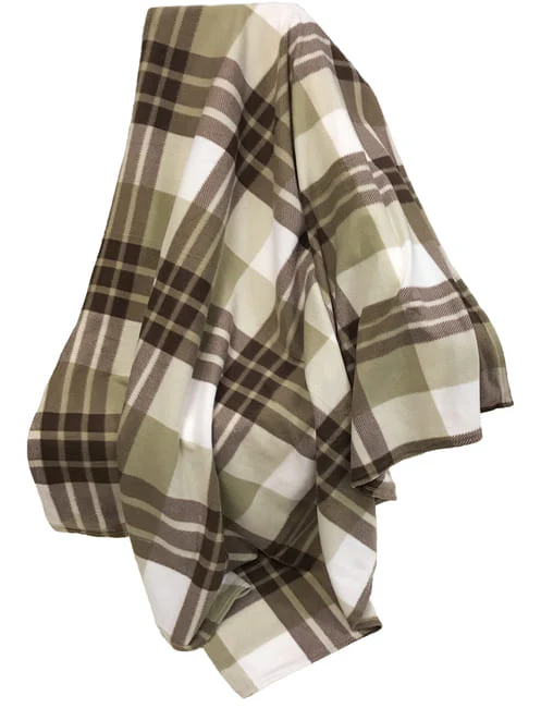 Tartan Blanket | Plaid Throws Size 125cm x 150cm Picnic Beach Bed Fleece Throwover - Image 9