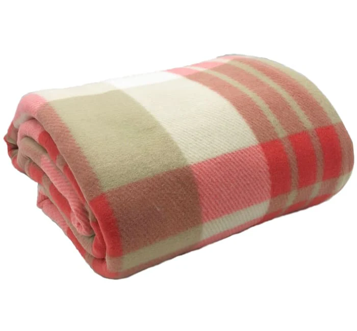 Tartan Blanket | Large Plaid Throws Picnic Beach Bed Fleece Throwover - Image 5