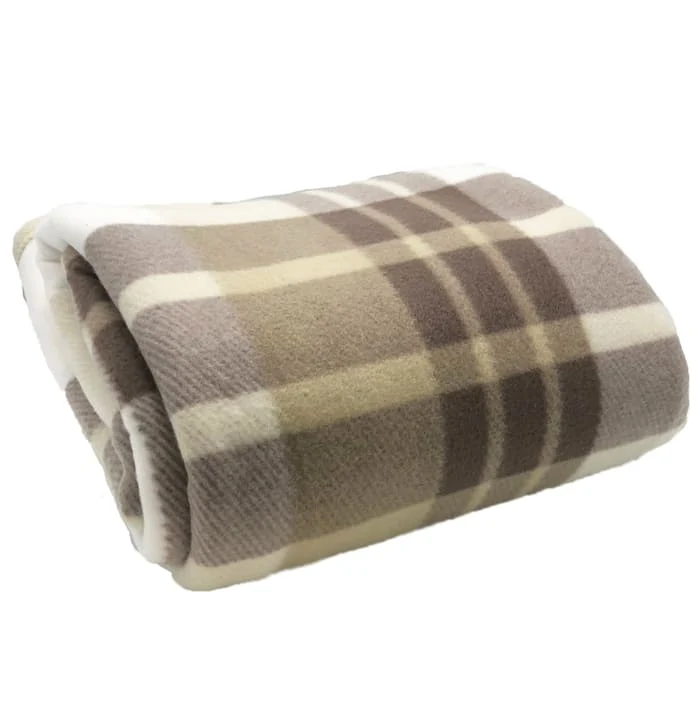Tartan Blanket | Large Plaid Throws Picnic Beach Bed Fleece Throwover - Image 7