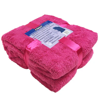 Teddy Blanket and Sherpa Throw Ideal For Bed, Travel, Picnic & Pets - Image 13