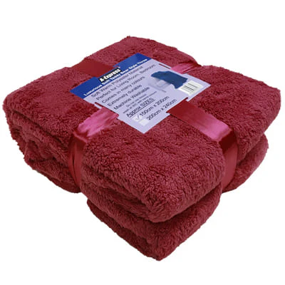 Teddy Blanket and Sherpa Throw Ideal For Bed, Travel, Picnic & Pets - Image 6