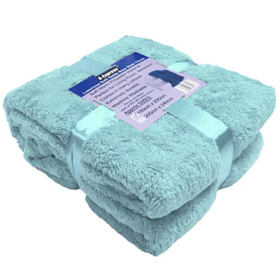 Teddy Blanket and Sherpa Throw Size 125cm x 150cm Ideal For Bed, Travel, Picnic & Pets - Image 15