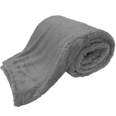 Teddy Blanket and Sherpa Throw Size 125cm x 150cm Ideal For Bed, Travel, Picnic & Pets - Image 5